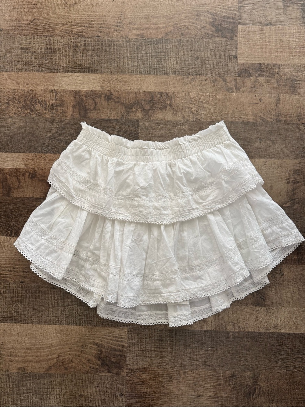 Love shack fancy skirt white